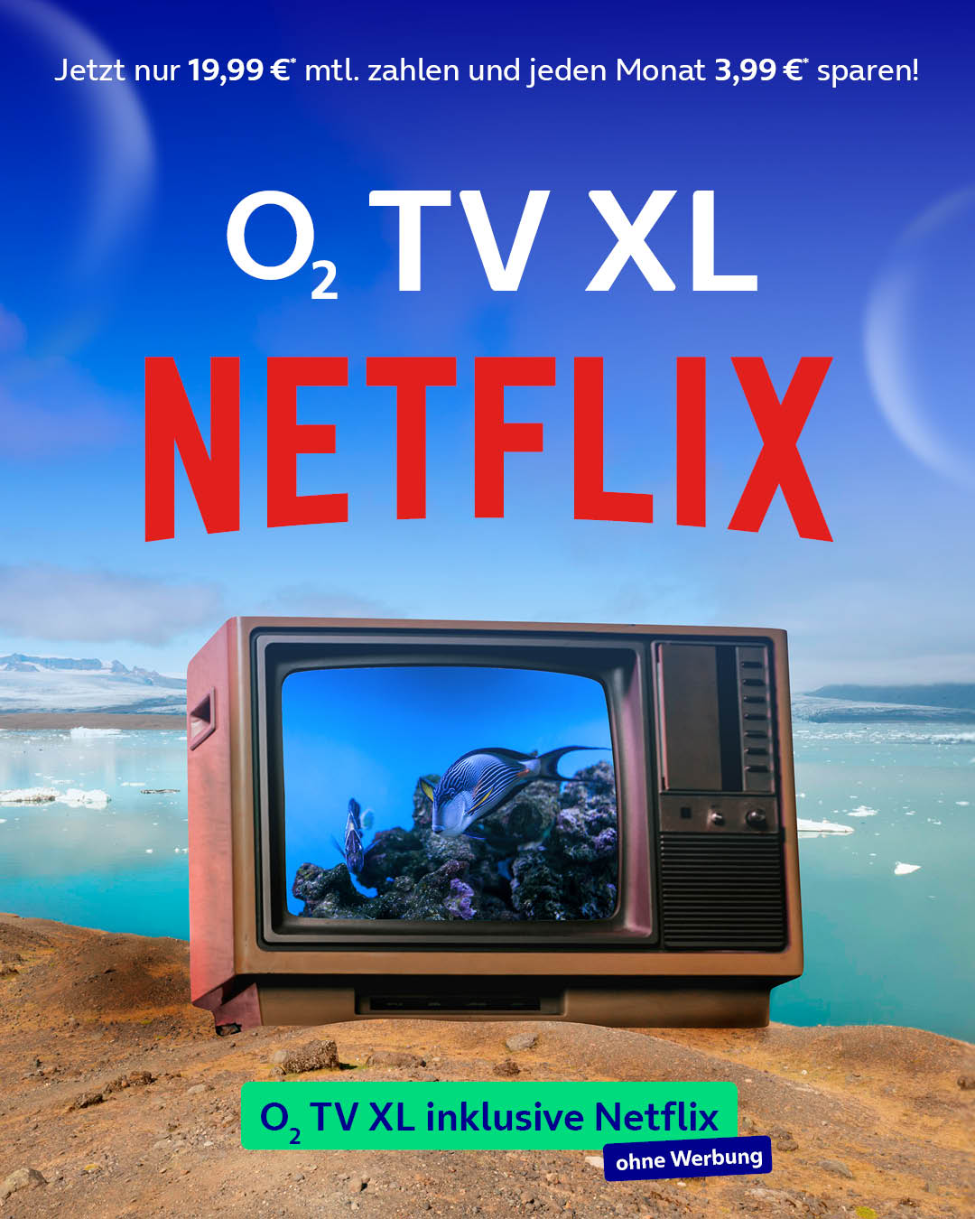 o2 TV XL inklusive Netflix