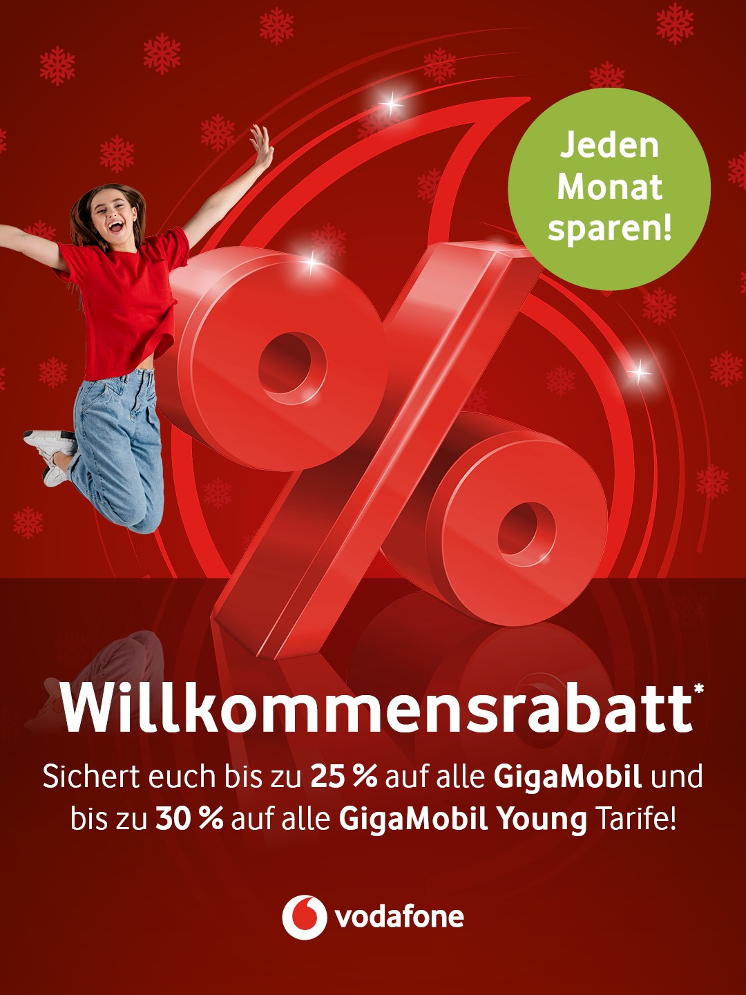 Vodafone GigaMobil Willkommensrabatt