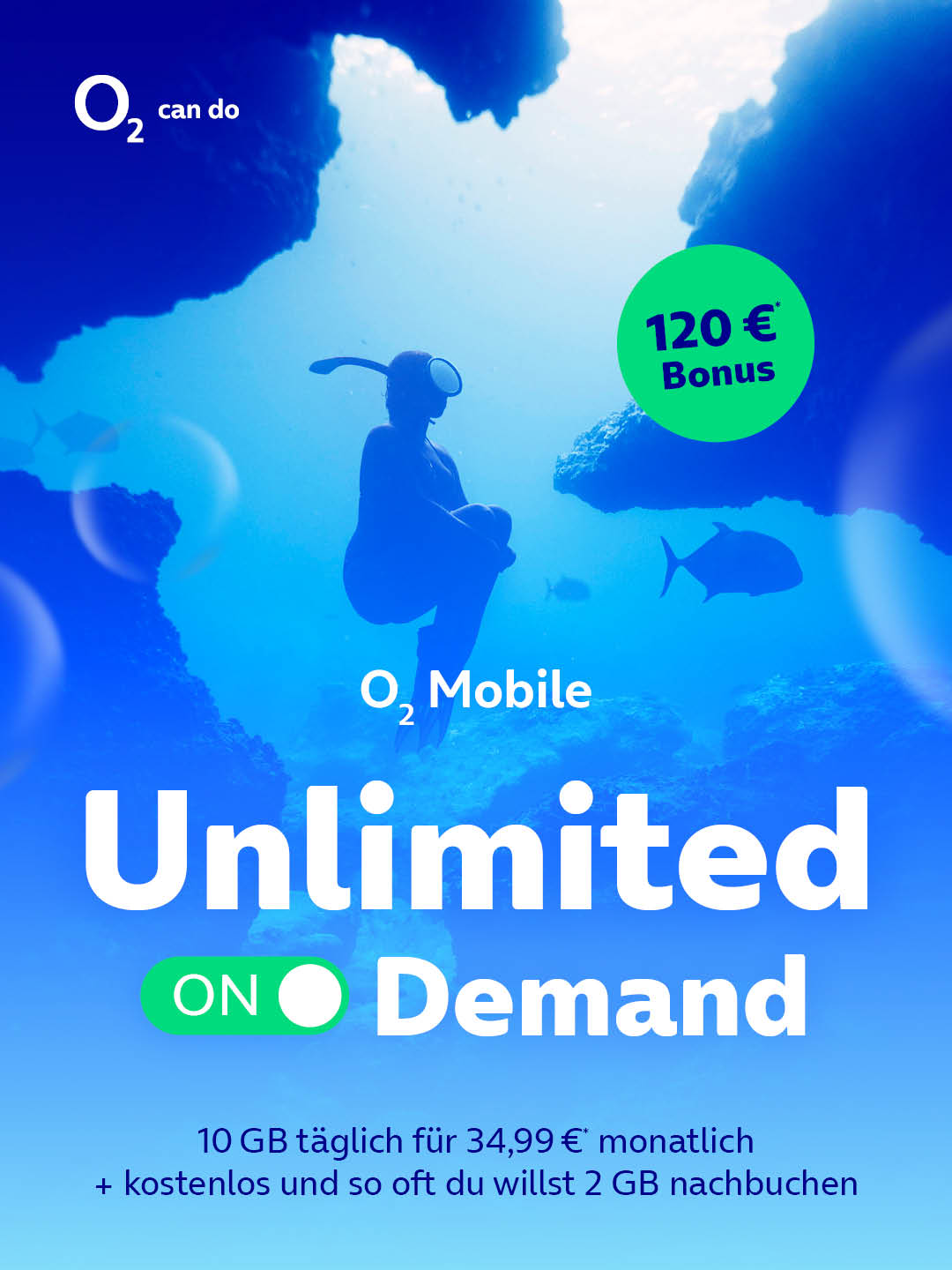 o2 Mobile Unlimited on Demand